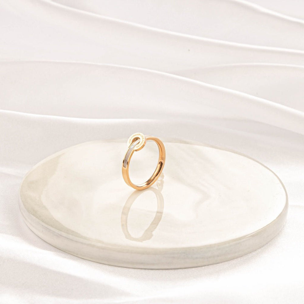 In Love Forever Ring Rose Gold