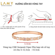 The CDE Serpenti Viper Rose Gold Bracelet