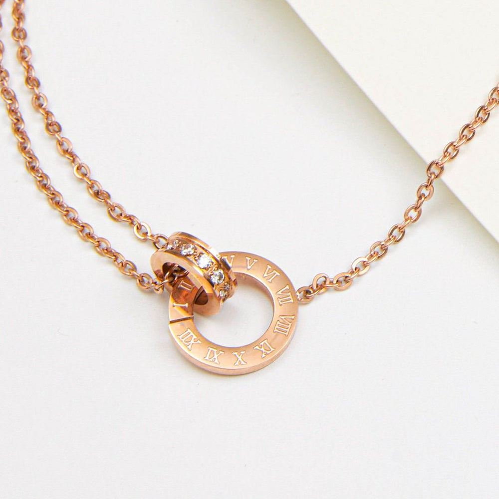 Sweet Love Anklet Rose Gold