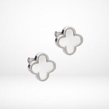 Khuyên tai LAMY Lucky Four Leaves Earrings Rose Gold CDE3023RG.WH