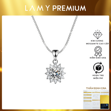 Dây chuyền kim cương Moissanite LAMY Blossom Luxe 6.5 ly kiểm định GRA CDEDN022WH - Hàng chính hãng đã kiểm định