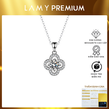 Dây chuyền kim cương Moissanite LAMY Royal Clover 4.75 ly kiểm định GRA CDEDN021WH - Hàng chính hãng đã kiểm định