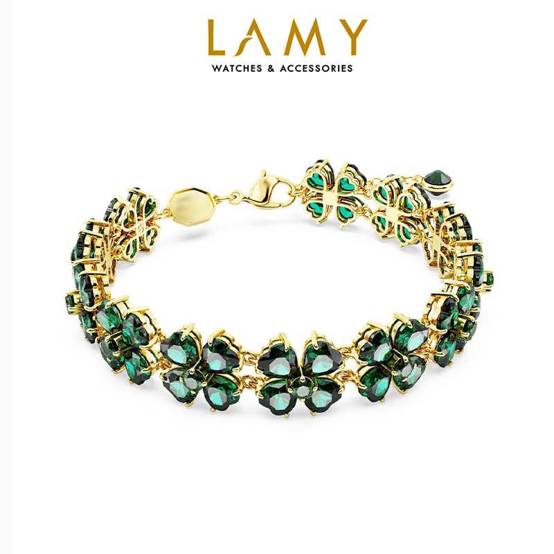 Vòng tay nữ LAMY Idyllia Multiple Clover Green Bracelet 2096