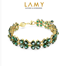 Vòng tay nữ LAMY Idyllia Multiple Clover Green Bracelet 2096