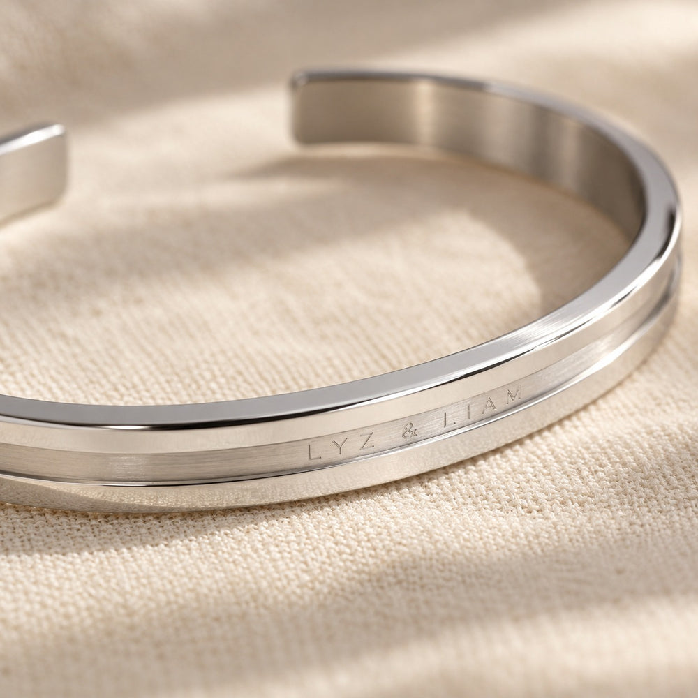 Lyz & Liam Elan Cuff Silver - 2002SVS/2002SVL - ảnh cận
