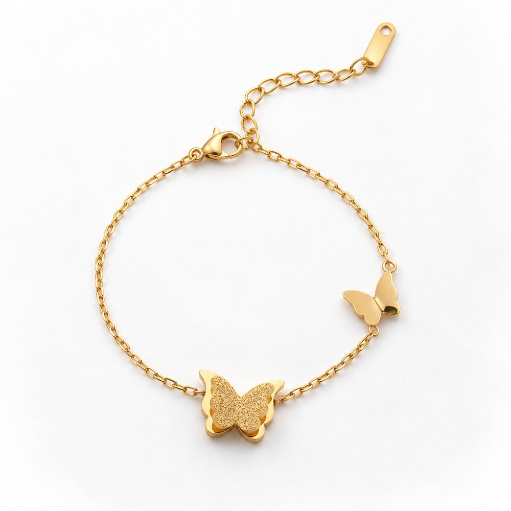 Pave Butterfly Unity Bracelet Gold - 2015GG - ảnh chính
