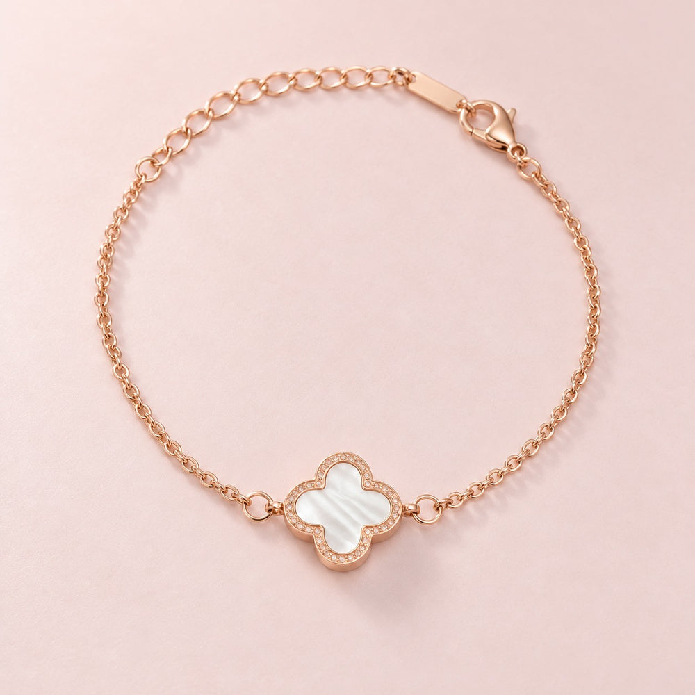Clover Double Sided Bracelet Rose Gold - 2023RG - ảnh chính