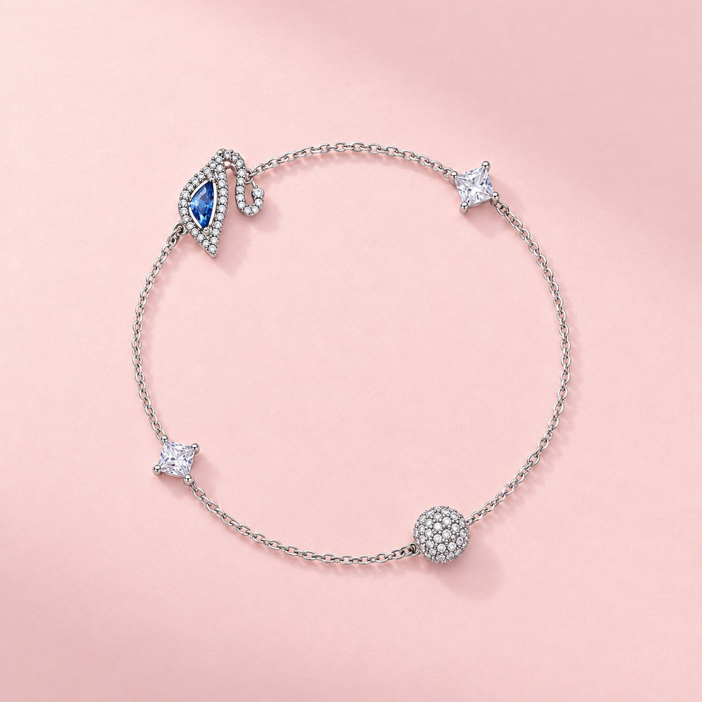 Dazzling Swan Bracelet Silver - 2050SV - ảnh chính