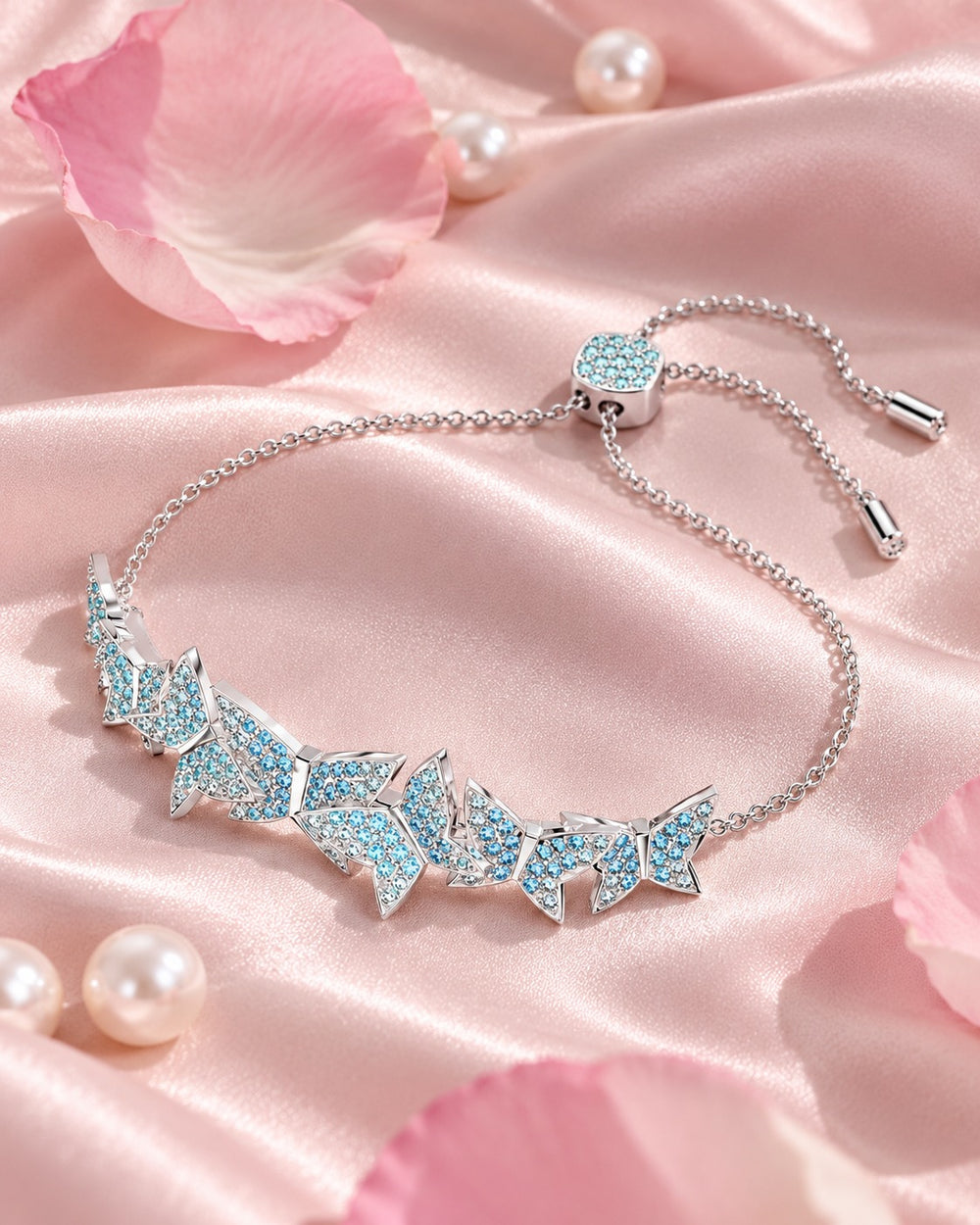 Lắc tay Lilia Butterfly xanh - ảnh bối cảnh