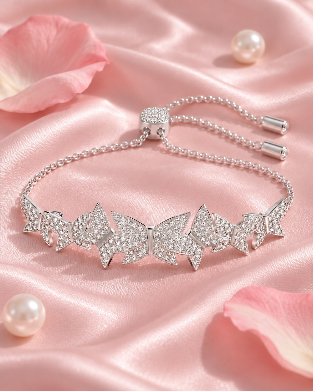 Lắc tay Lilia Butterfly bạc - ảnh bối cảnh