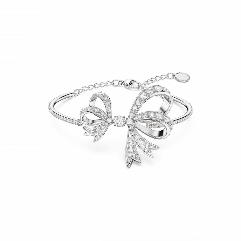 LAMY white volta bangle bow bracelet silver - ảnh chính