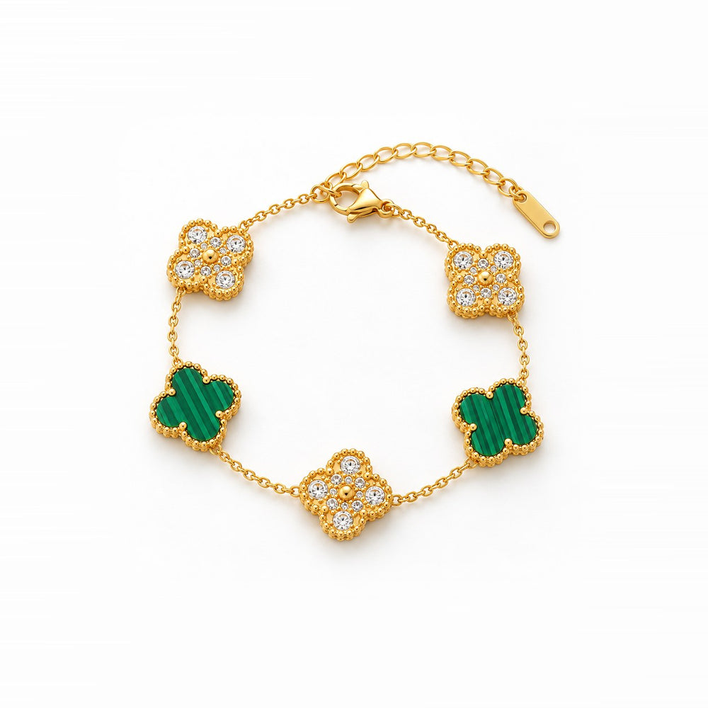 LAMY four leaf clover bracelet green 035894 - ảnh chính