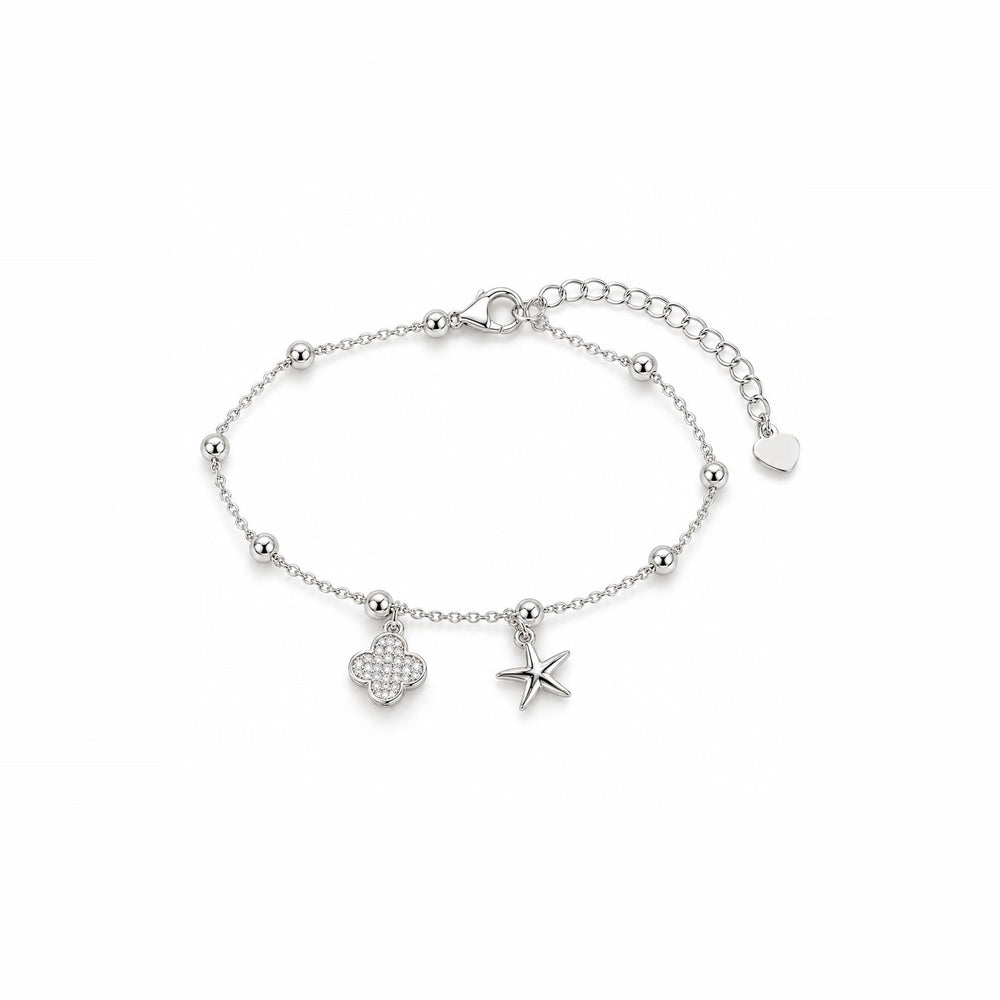 LAMY lucky four leaf star bracelet silver - ảnh chính