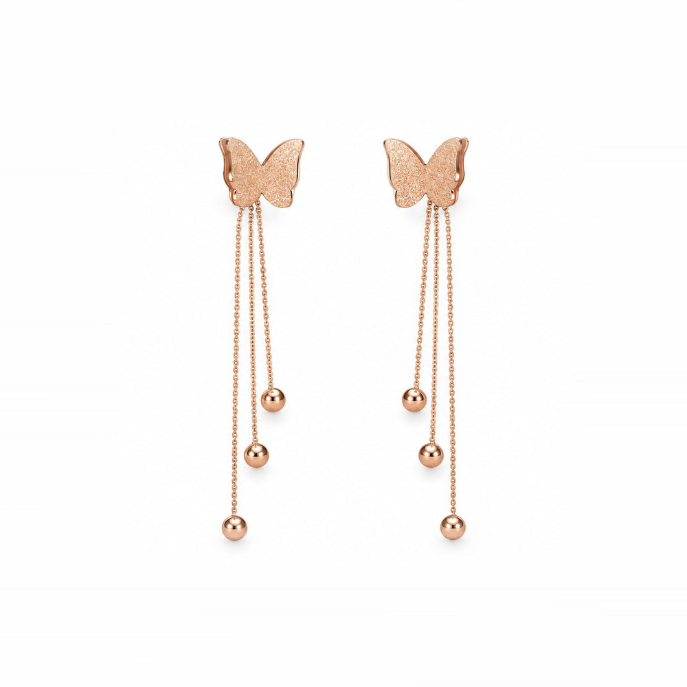 LAMY butterfly ear plugs earrings - ảnh chính