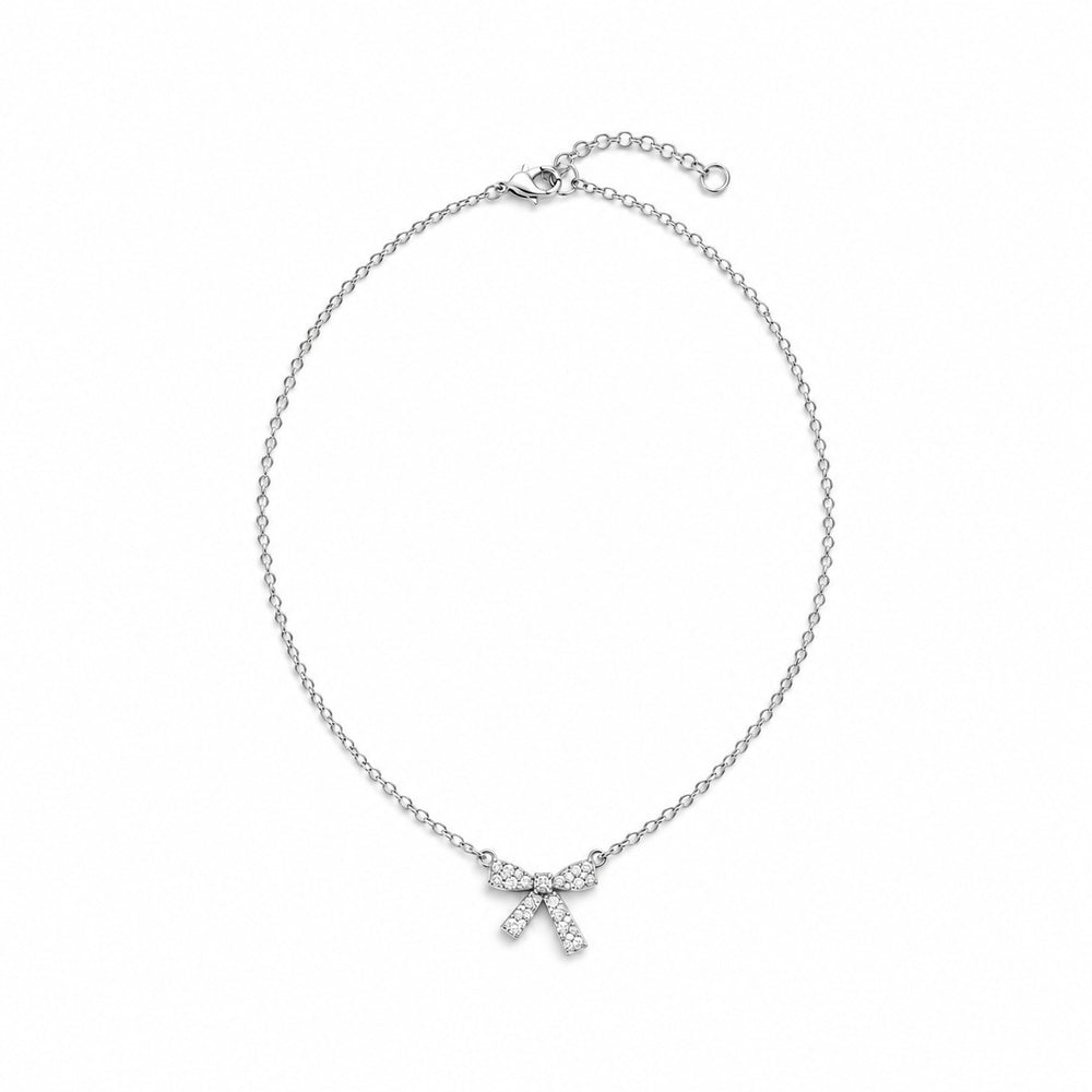 LAMY bow necklace silver - ảnh chính
