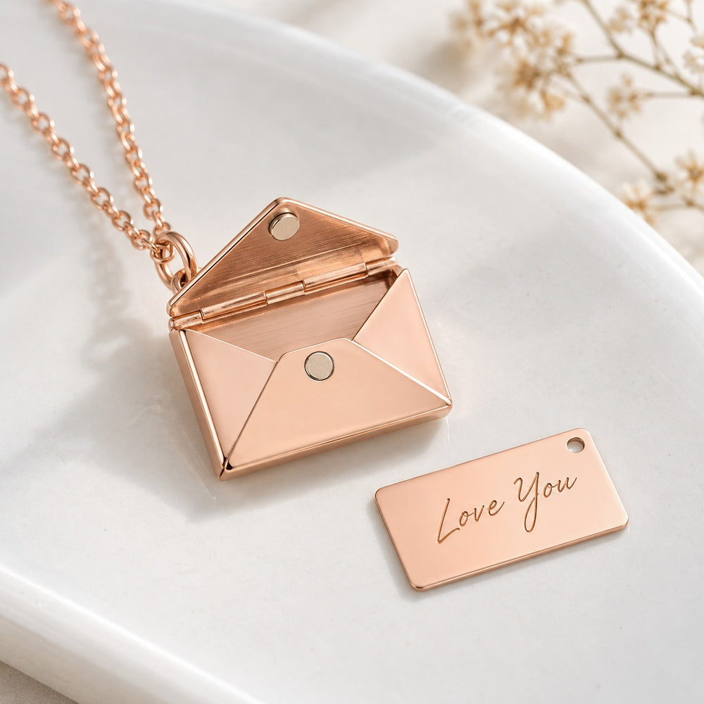 Mặt phong bì mở với thẻ chữ Love You 6029RG – LAMY