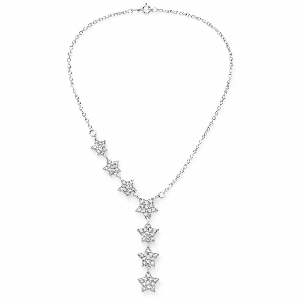 Multi Stars Necklace Silver - 6044SV - ảnh chính
