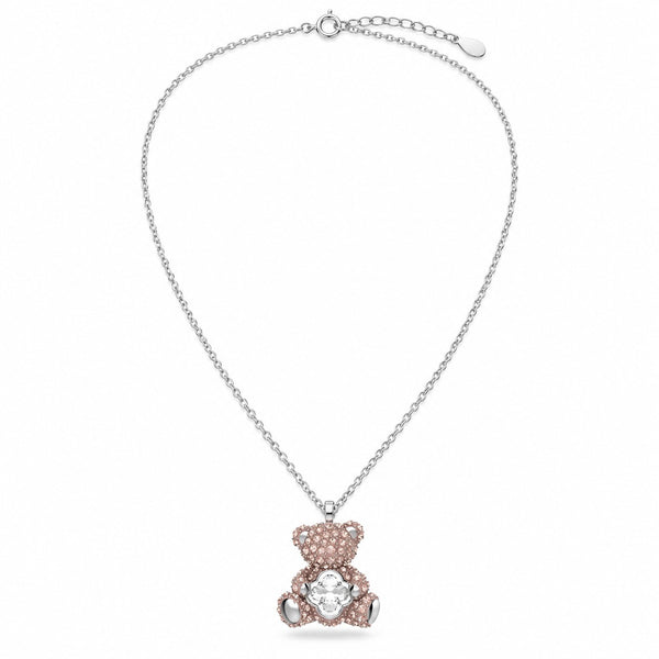 Dây chuyền gấu teddy đá hồng nâu LAMY 6055BR - ảnh chính