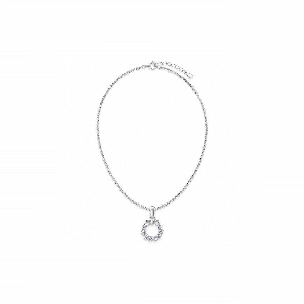 LAMY bow wreath pendant necklace silver - ảnh chính