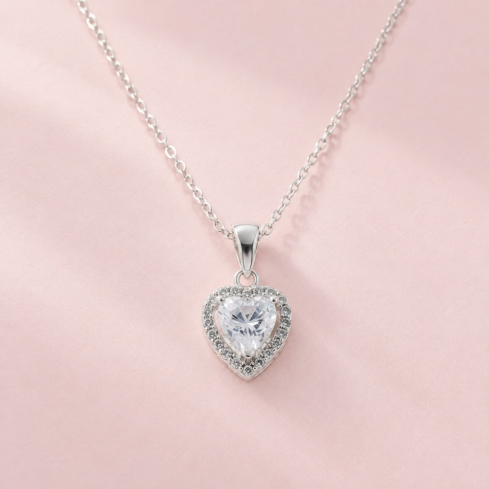 Guardian Heart Necklace Silver - ảnh chính