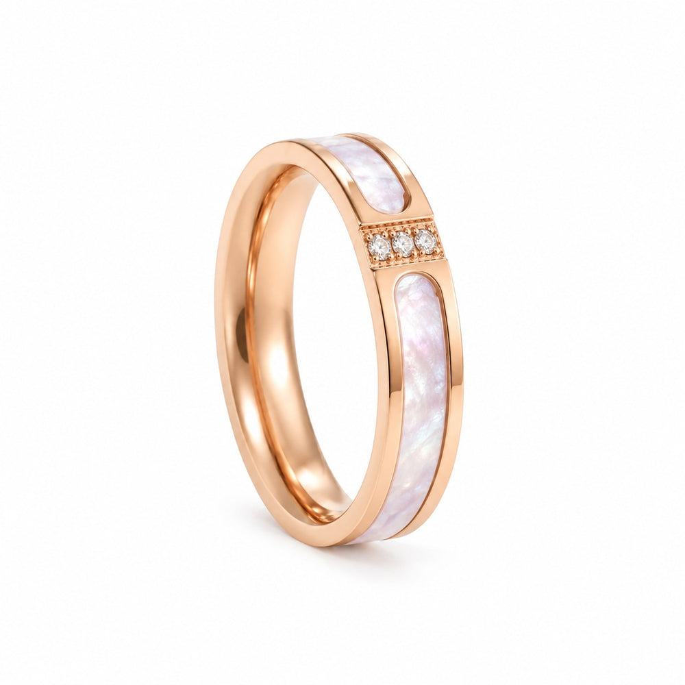 Stone Inlaid Ring Men's - 8021RG