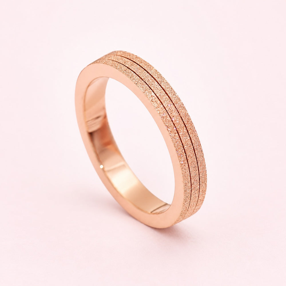 Double Milgrain Ring Wide - 8029RG - ảnh chính