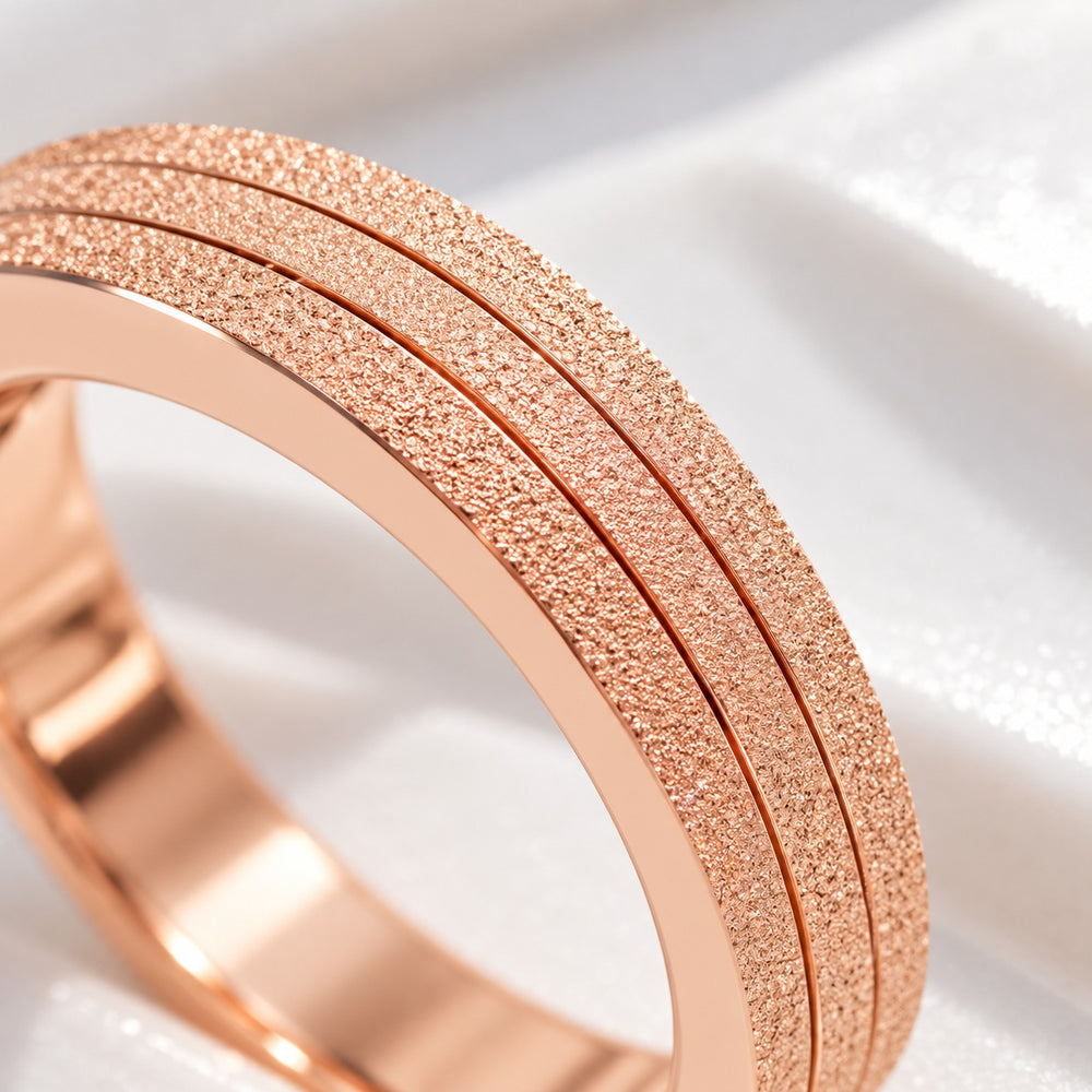 Double Milgrain Ring Wide - 8029RG