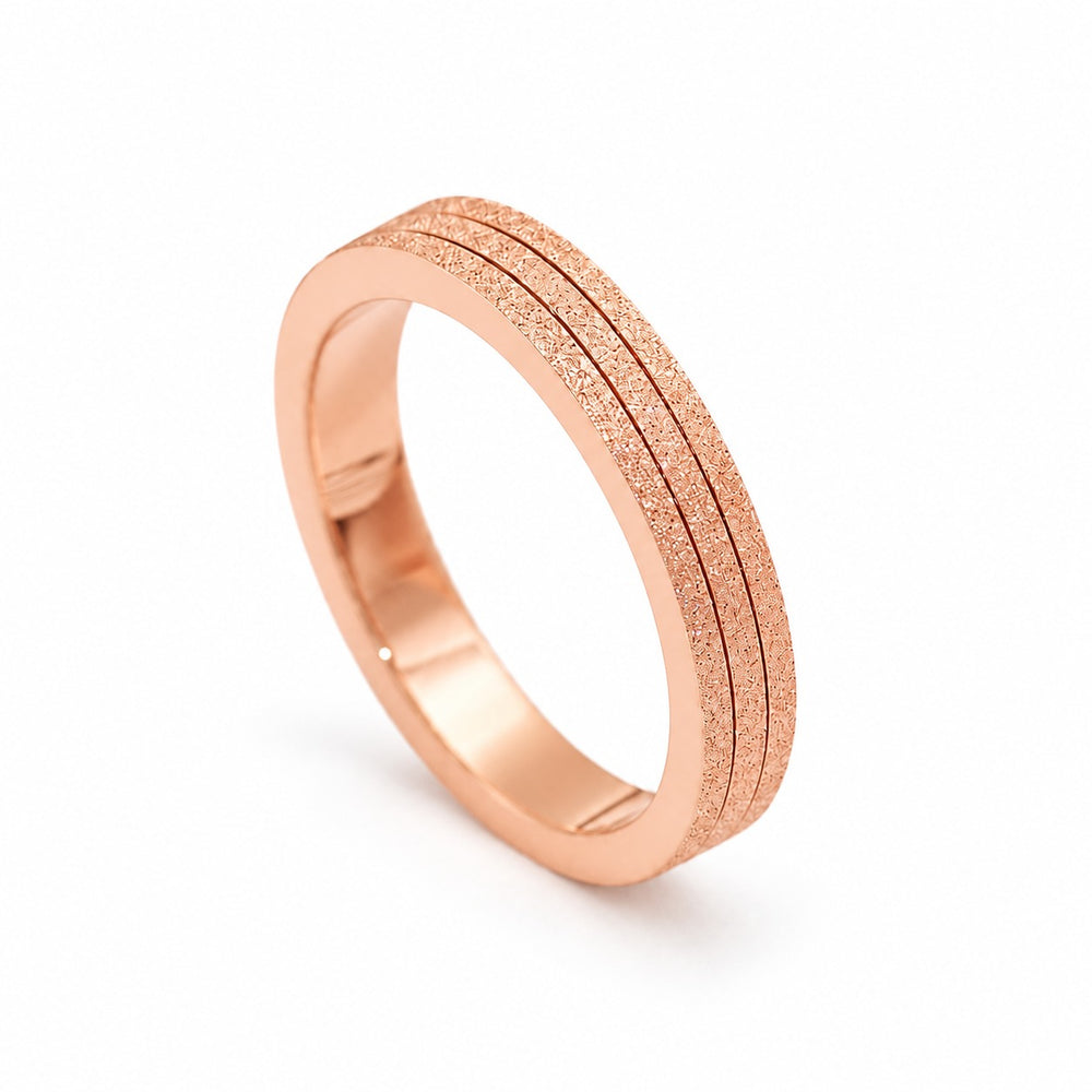 Double Milgrain Ring Wide - 8029RG