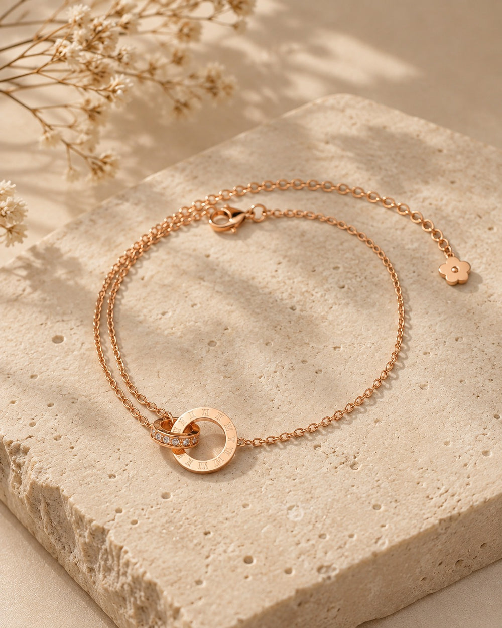 Sweet Love Anklet Rose Gold - ảnh bối cảnh