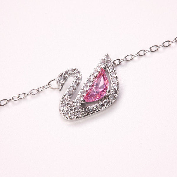 Crystal Swan Necklace