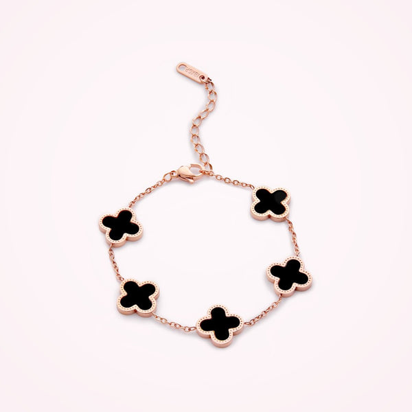 Five Four Leaf Clovers Bracelet