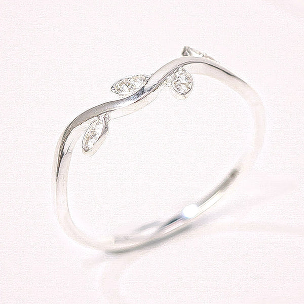Olive Leaf Ring Silver