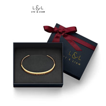 Lyz và Liam Classic Cuff Gold, vòng cứng vàng