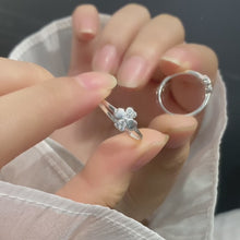 Nhẫn bạc LAMY Four Leaf Stone Ring Silver CDE8350- Nhẫn bạc ta cao cấp