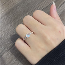 Nhẫn bạc LAMY Rainbow Moonstone Ring Silver CDE8349- Nhẫn bạc ta cao cấp