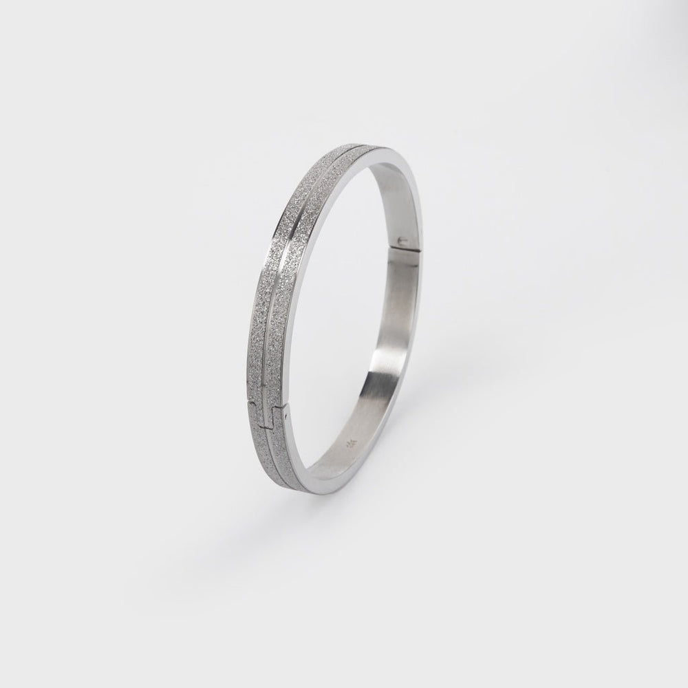 Double Milgrain Bracelet Silver