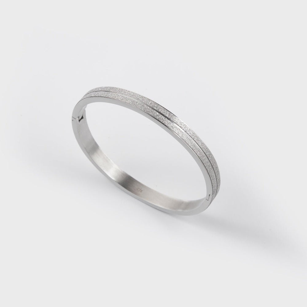 Double Milgrain Bracelet Silver