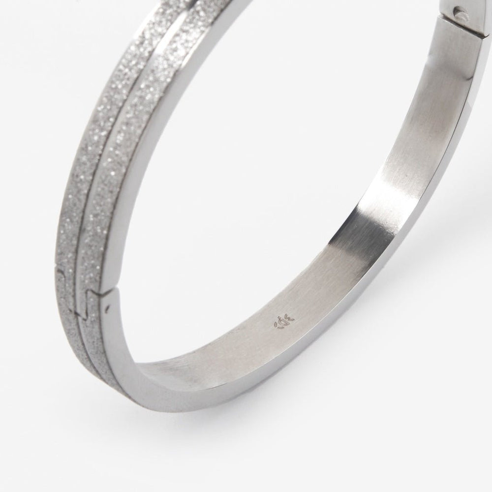 Double Milgrain Bracelet Silver