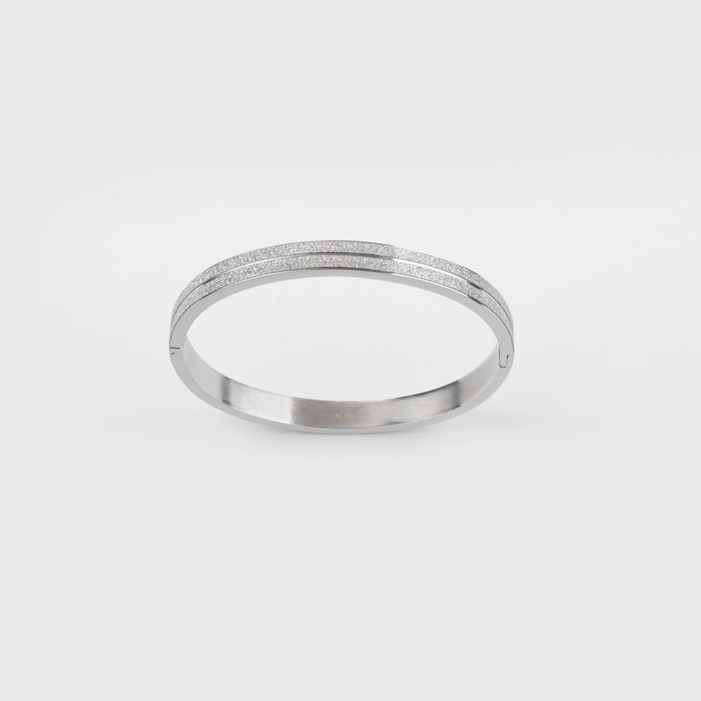 Double Milgrain Bracelet Silver