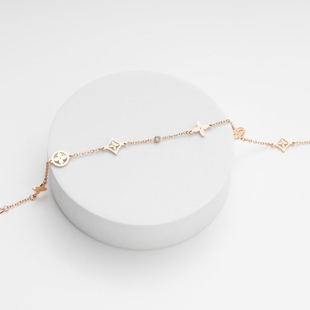 Lucky Anklet Rose Gold
