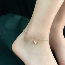 Lắc chân LAMY Pave Butterfly Anklet Rose Gold CDE9007RG