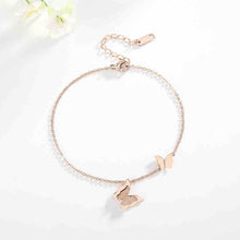 Lắc chân LAMY Pave Butterfly Anklet Rose Gold CDE9007RG
