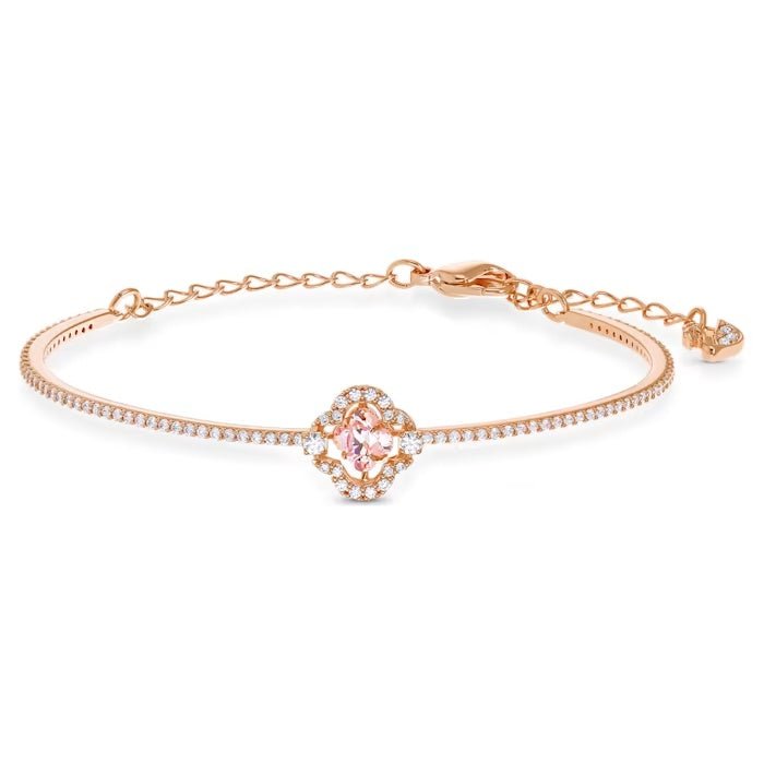 Sparkling Dance Bangle Rose Gold, thanh kiềng mảnh đính hàng đá