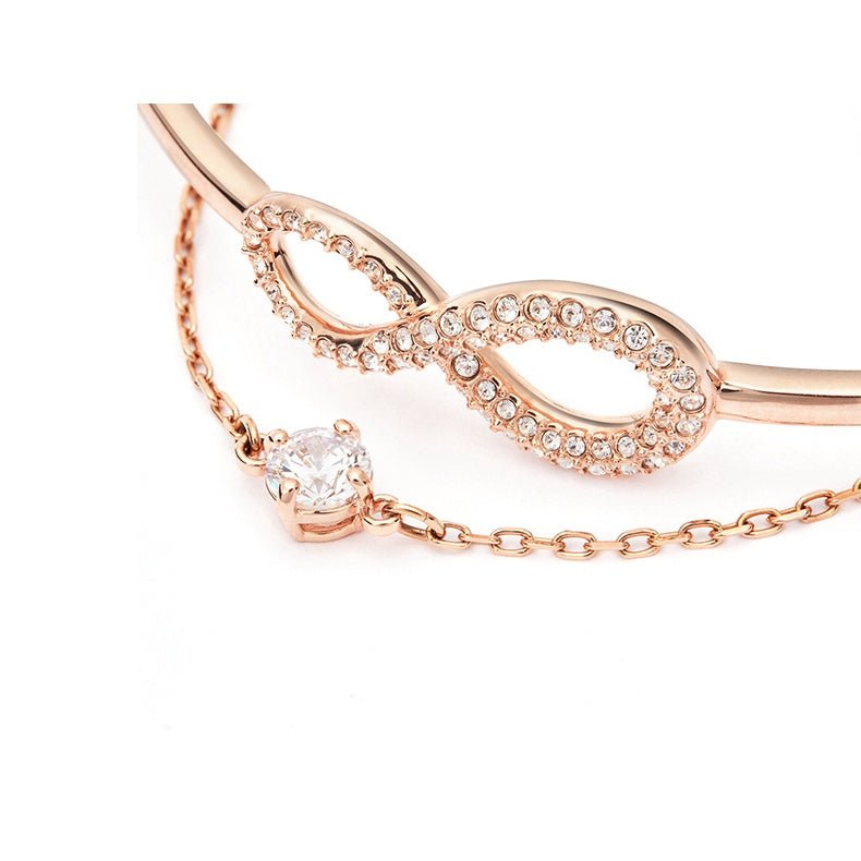Infinity Bangle Rose Gold