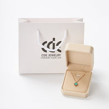 Dây chuyền LAMY Dual Lucky Leaves Necklace Green CDE6026GR