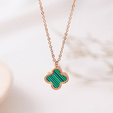 Dây chuyền LAMY Dual Lucky Leaves Necklace Green CDE6026GR