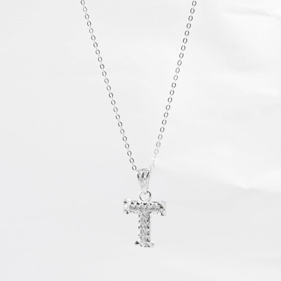 Sparkling Alphabet T Necklace - dây chuyền chữ T