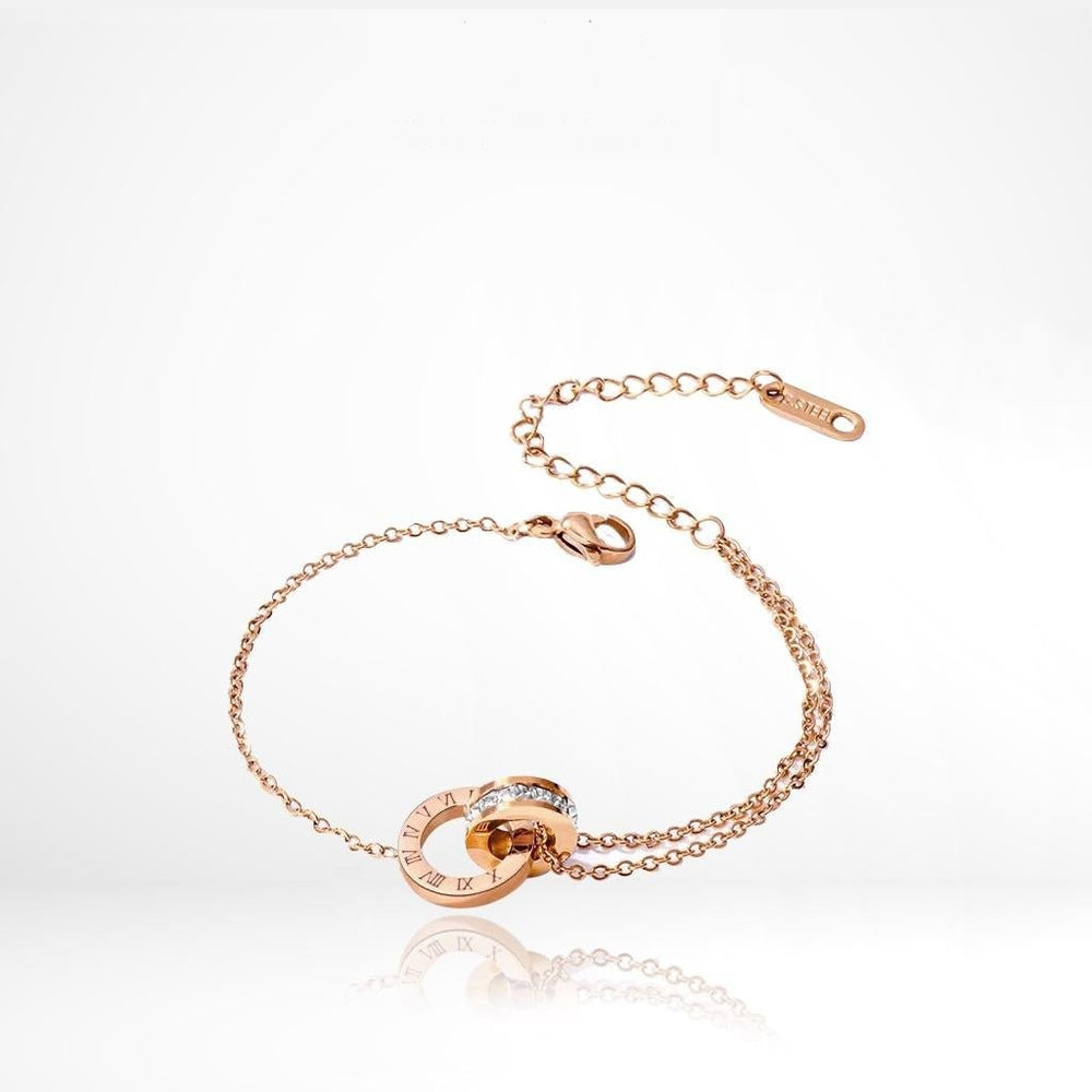 Sweet Love Anklet Rose Gold