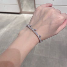 Vòng tay nữ LAMY Subtle White Rhodium Plated Drops Bracelet 2042SV