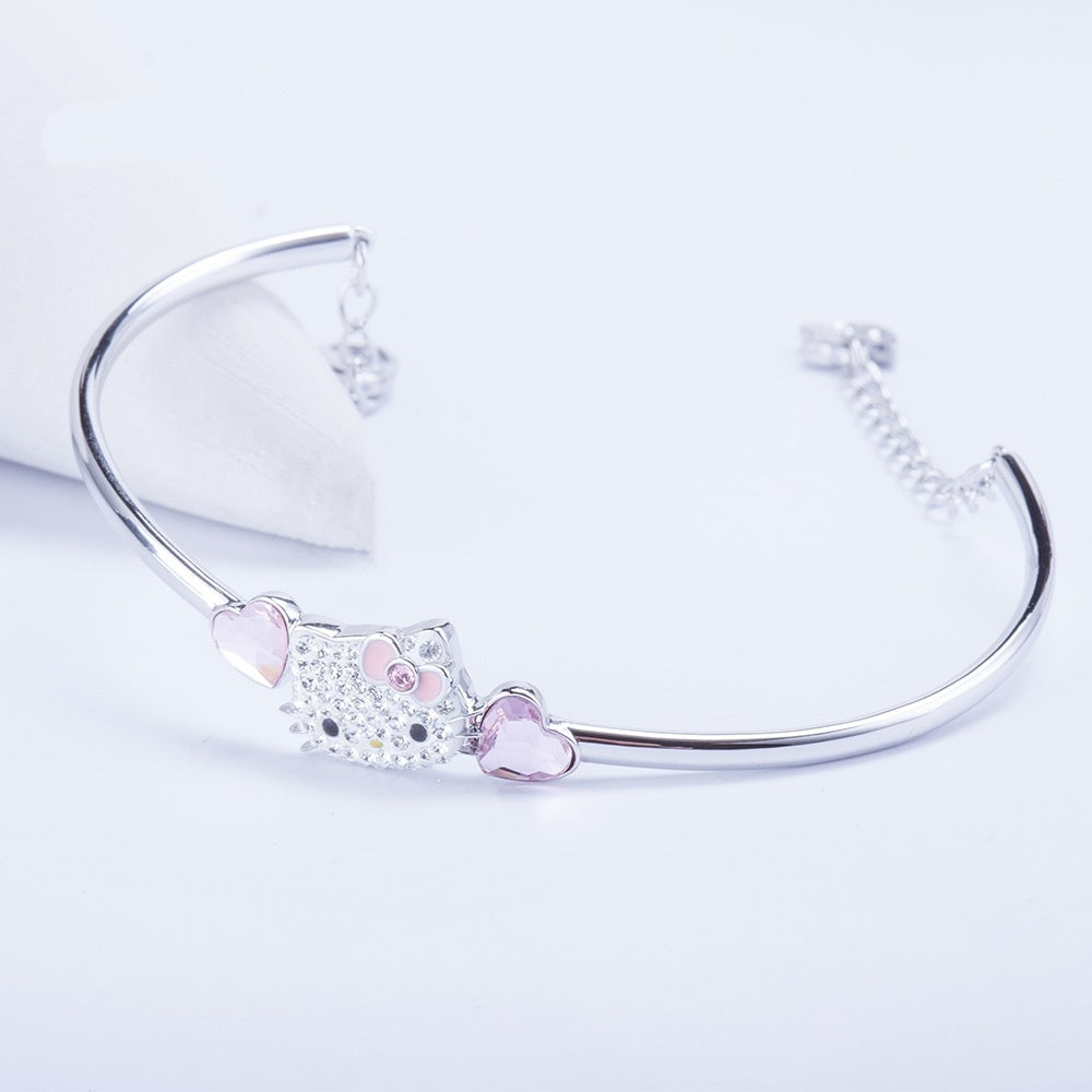 Vòng tay CDE Hello Kittyy Silver Bracelet CDE2040